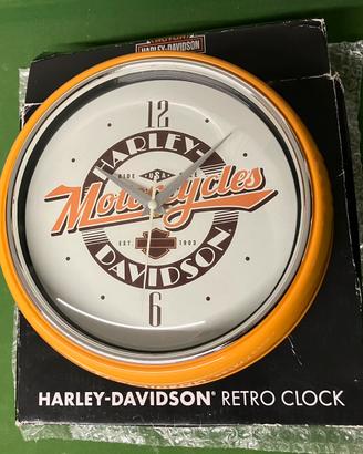 Orologio parete Harley davidson metallo vintage