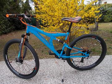 Mtb 27.5 biammortizzata all. 21 vel disco tg 45