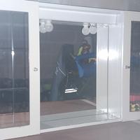 specchio con ante - bianco lucido