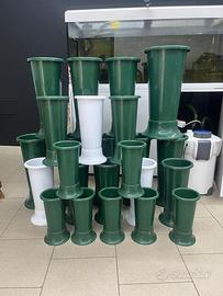 Vasi porta fiori in plastica