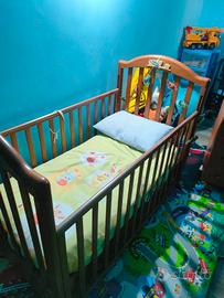 Letto e fasciatoio per bambino