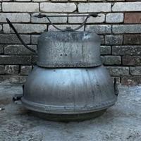 VECCHIA LAMPADA INDUSTRIALE FABBRICA DA MAGAZZINO