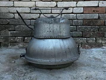 VECCHIA LAMPADA INDUSTRIALE FABBRICA DA MAGAZZINO