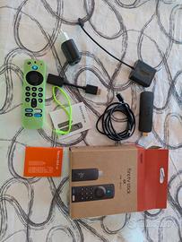 Amazon Fire TV Stick 4k + adattatore ethernet 