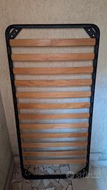 n.2 reti singole in doghe di faggio largh. 90 cm