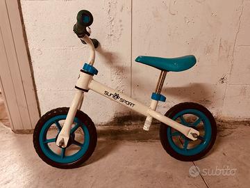 Bici in alluminio senza pedale