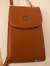 Porta cellulare e porta tutto ecopelle