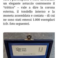 Tondello non coniato 500 lire Bimetalliche