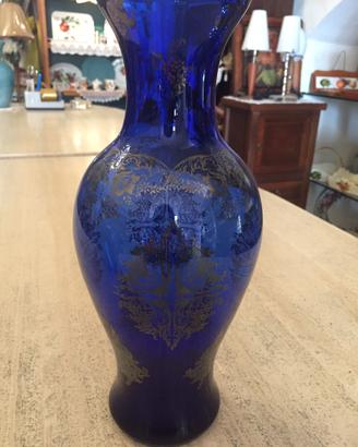 Vaso blu alto