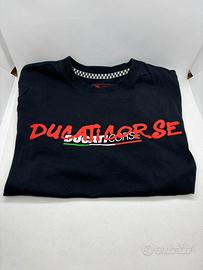 T-shirt Ducati Corse nera doppio logo 🇮🇹