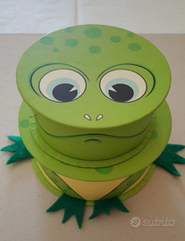 Coppia di scatoline a forma di Ranocchia