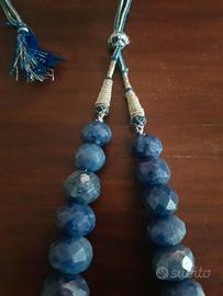 Collana zaffiri grezzi