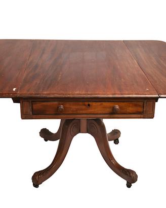 Tavolo a bandelle, inglese, periodo Vittoriano