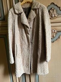 Pelliccia di breitschewanz color avorio taglia 48