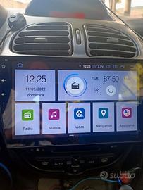 AUTORADIO Touch 9"Android Peugeot 206 4gb 64gb Nav