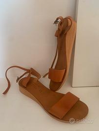 Sandali artigianali cuoio 38