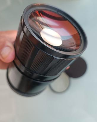 teleobiettivo a specchio con filtri