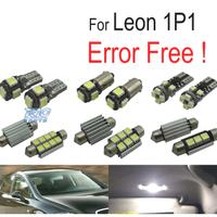 KIT 13 LAMPADE LED INTERNE PER SEAT LEON MK2 1 P 1