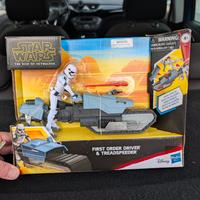 STAR WARS FIRST ORDER DRIVER + TREADSPEEDER

