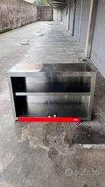 Pensile professionale in acciaio 100x40x60