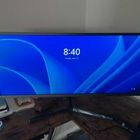 Monitor Samsung SJ55W 34" 21:9 QHD 75Hz Freesync