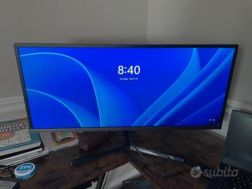 Monitor Samsung SJ55W 34" 21:9 QHD 75Hz Freesync