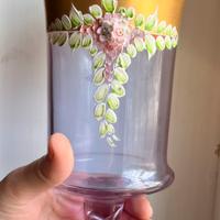 Calice in vetro boemo  XIX secolo