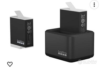 GoPro Dual Battery Charger + 2 batterie Enduro