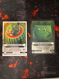 card skifidol italian Brainrot, errore di stampa