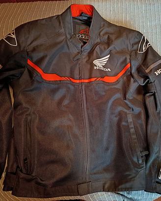 Giacca da moto Honda con paraschiena Alpinstars