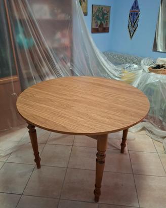 tavolo tondo 115 cm + 4 sedie