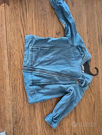 giacca di jeans bimba