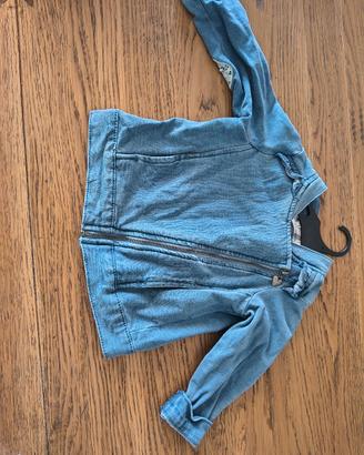 giacca di jeans bimba