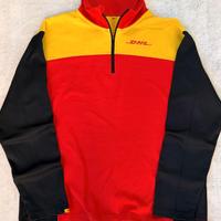 Felpa DHL con zip collo uomo | size XL 