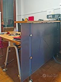Reception scrivania angolare/bancone/cassettiera
