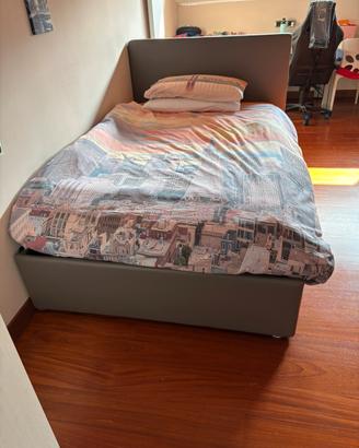 Letto 1 piazza e mezza + sotto letto singolo