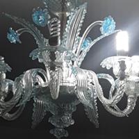 Lampadario in vetro di Murano