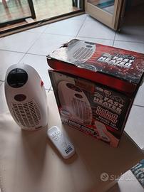 stufetta elettrica 400 w con telecomando e scatola