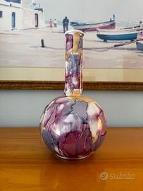 Vaso ceramica smaltata design arte Ledar numerato