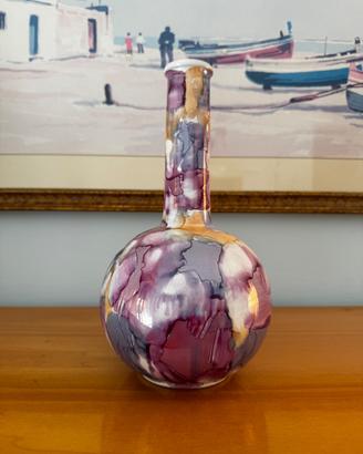 Vaso ceramica smaltata design arte Ledar numerato