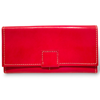 portafoglio vintage Vera pelle di capra per donna,