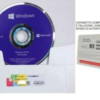 Windows 10 Pro 32/64 Bit ITA Sticker Licenza+  DvD