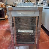 Tavolo acciaio inox 70x40 con portateglie gastro