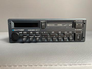 Autoradio blaupunkt sqr 47 anni 80 Porsche bmw