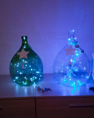 Bellissime bocce/damigiane in vetro 