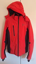 Tuta da sci rossa donna