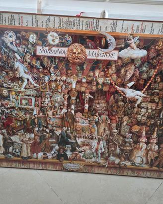 Quadro Poster artistico Museo Mondonovo Maschere