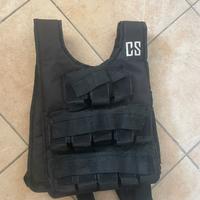 Giubbetto palestra con pesi 10 pesetti da 0,9 kg