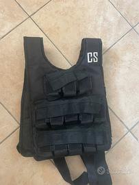 Giubbetto palestra con pesi 10 pesetti da 0,9 kg