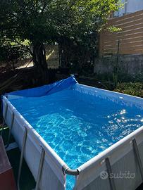 Piscina fuori terra usata una sola stagione